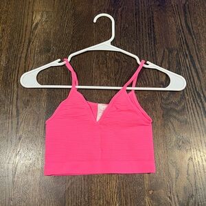 Pink crop top